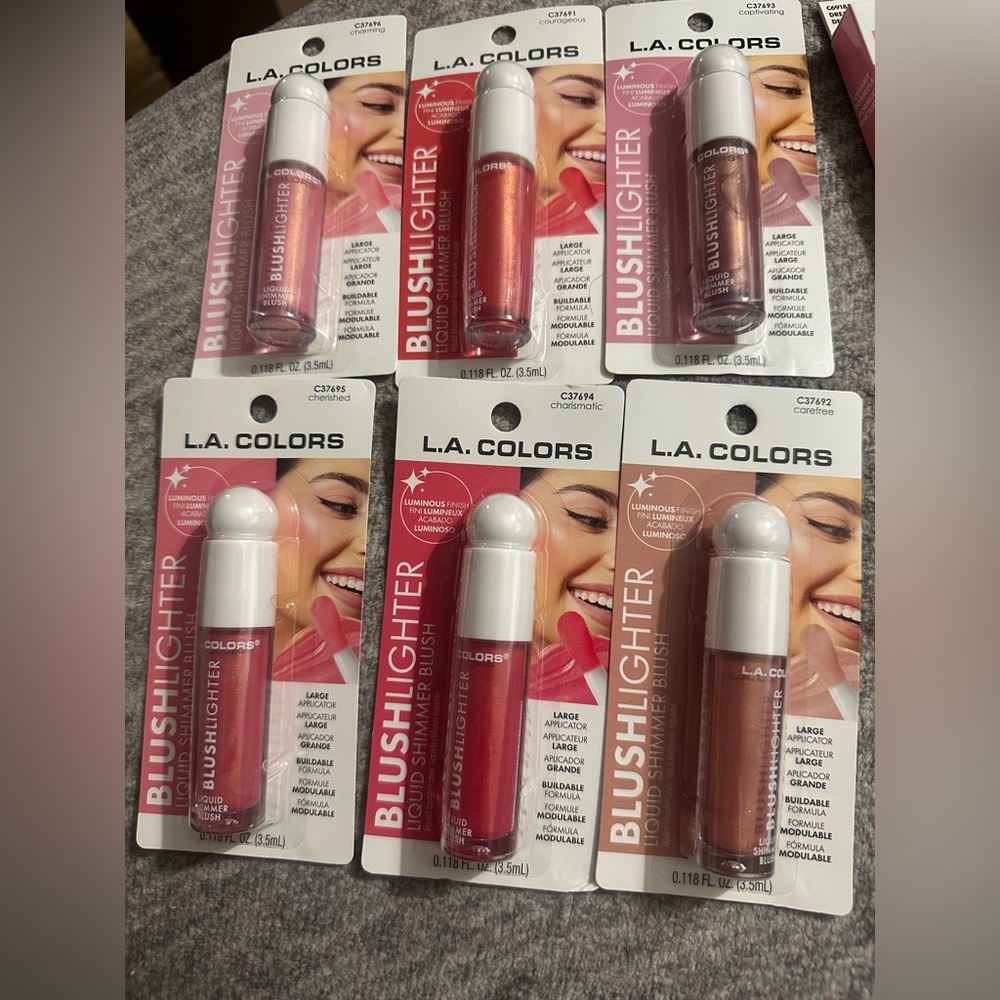 LA Colors Luminous Blush Blushlighter Full Set of 6 BNIP